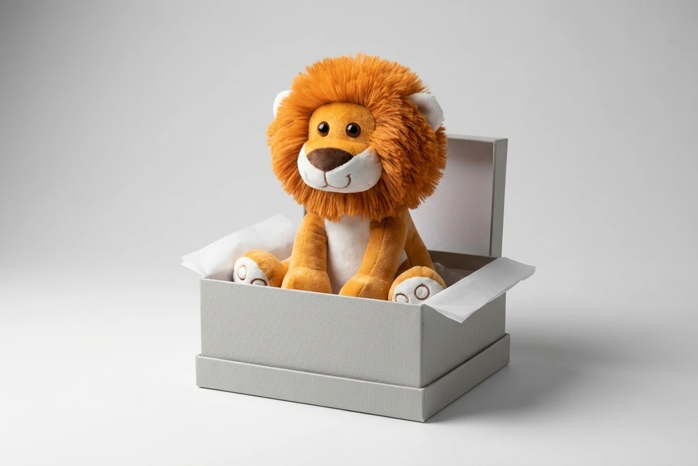 Leão de Pelúcia Premium – Toque Macio