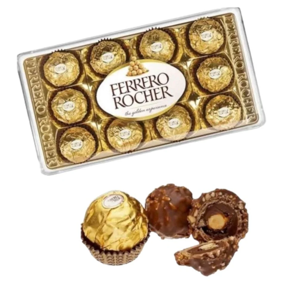 CHOCOLATE FERRERO ROCHER COM 12UND